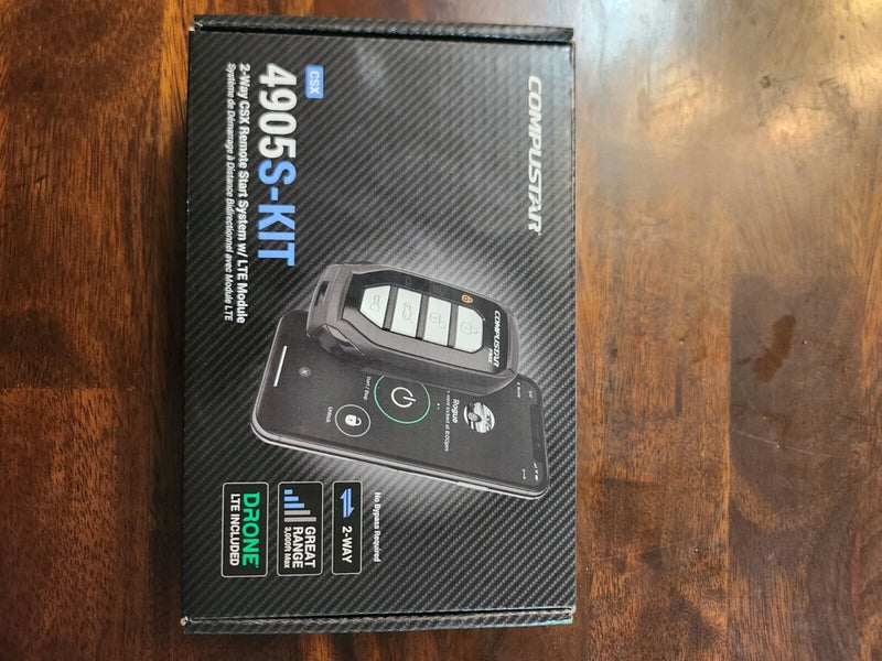 COMPUSTAR 4905S-KIT 2-Way CSX Remote Start System w/LTE Module-Drone X1 included