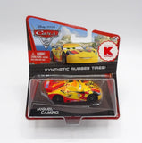 DISNEY PIXAR CARS 2 SYNTHETIC RUBBER TIRES MIGUEL CAMINO DIE CAST 1:55 MATTEL