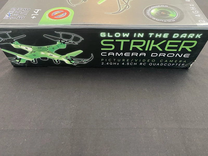 Striker Glow in the Dark Camera Drone, 2.4GHz 4.5CH Picture/Video RC Quadcopter