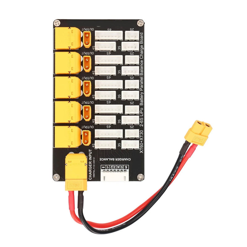 Lipo Battery Charging Board Parallel XT30 XT60 Plug 2?6S Lithium Batteries OQEG Battery