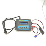 Lectron Pro battery charger with LCD screen and connected balance cables, tested