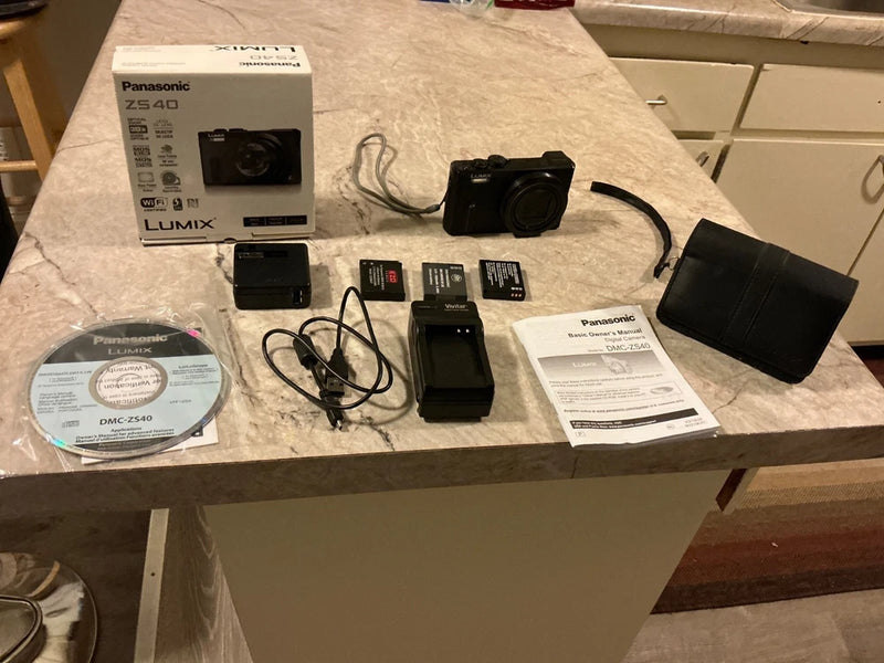 panasonic luminix zs 40 camera, 30 optical zoom, Wi-Fi,  in excellent condition