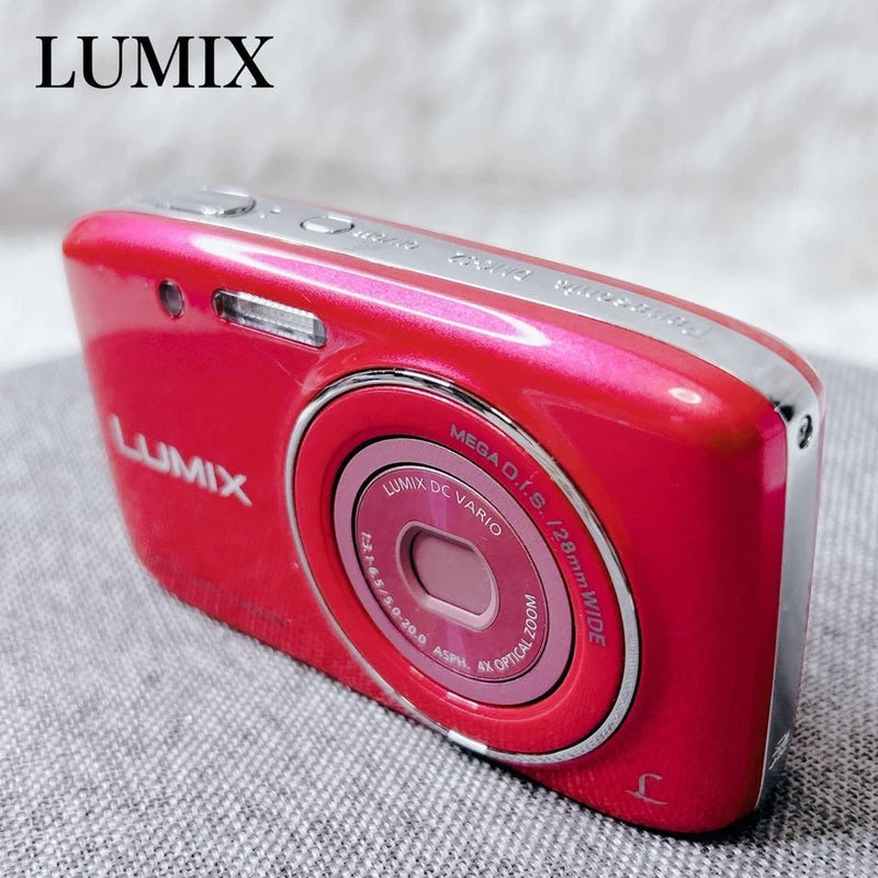 Panasonic LUMIX DMC-S2 Compact Digital Camera Pink 14MP Tested with Charger