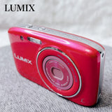Panasonic LUMIX DMC-S2 Compact Digital Camera Pink 14MP Tested with Charger