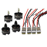 BLHeli-S 20A Brushless ESC MT2204 2300KV Motor for RC Racing FPV plane QAV250