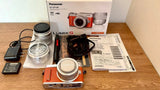 English OK  Panasonic Lumix GF10 double lens kit Orange DC-GF10W