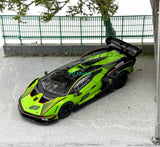 BN HH 1:64 Green Essenza SCV12 Racing Sports Model Diecast Metal Car