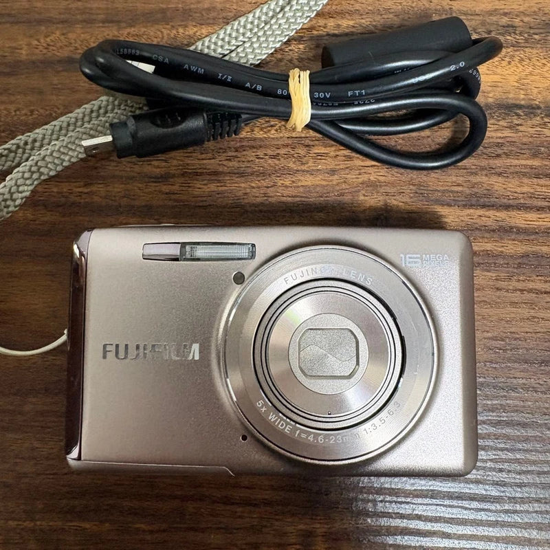 Fujifilm FinePix JX700 Compact Camera Pink Gold CCD Sensor Tested From Japan
