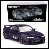 MINI GT x KAIDO HOUSE 163 Nissan Skyline GT-R R33 Active Carbon R V2 New Diecast