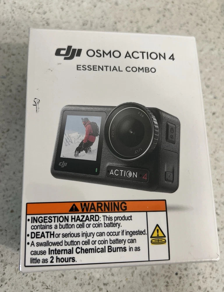 NEW SEALED  DJI Osmo Action 4 ESSENTIAL COMBO  Camera 4K 120fps