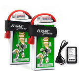 (2-Pack) 7.4V 2700mAh 20C Li-Po Battery Replacement for WLTOYS 12428 RC Car 1... Battery