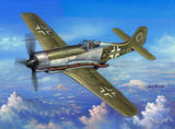 1:48 Focke-Wulf 190 V18 military aircraft model kit, green plane with white cross