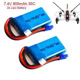 7.4V 800mAh Lipo Battery EC2 Plug For Walkera Rodeo 150 F150 RC Quadcopter Drone
