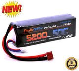 4S 5200mAh 50C Deans Soft Case Lipo Battery Powerhobby PH-4S-5200-50C-DEANS Battery