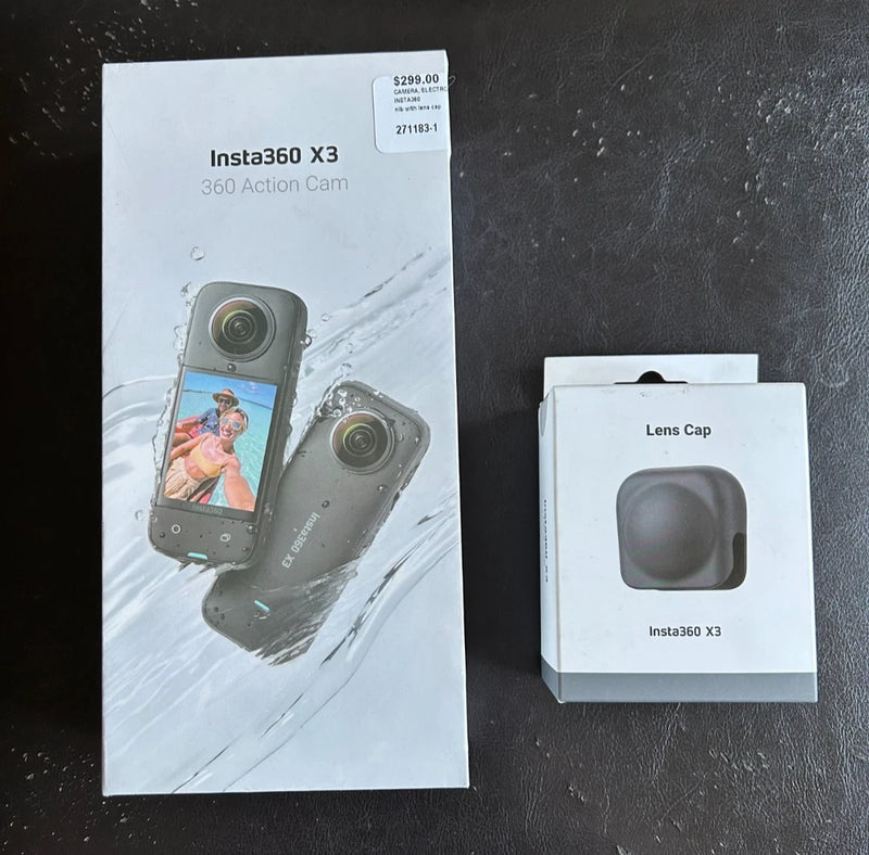 *BRAND NEW IN BOX* Insta360 X3 360 Action Video Camera with Lens Cap