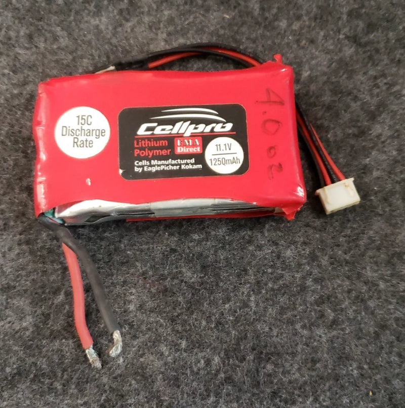 CELLPRO  1250mAh 11.1V 15C LiPo Battery Pack  RC car plane (C1B4) Battery