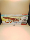 MONOGRAM PLASTIKIT PA 15 HISTORIC FORD TRI-MOTOR PLANE 1956 new/old stock