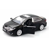 1/33 Carolla Sedan Model Car Diecast Toy Cars Toys for Boys Kids Gifts Black Battery
