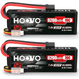 High Performance 6200mAh 2S Lipo Battery Tracxas Plug Battery