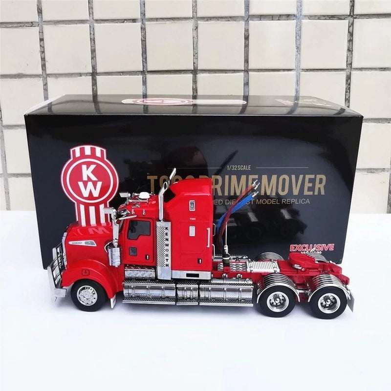 1/32 Kenworth T909 Prime Mover Truck Red Diecast Car Model
