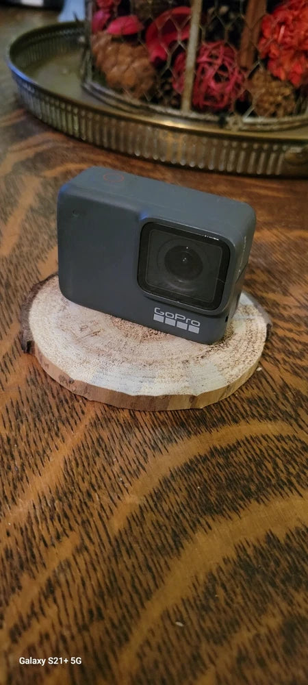 GoPro HERO7 action camera with front lens, dark housing