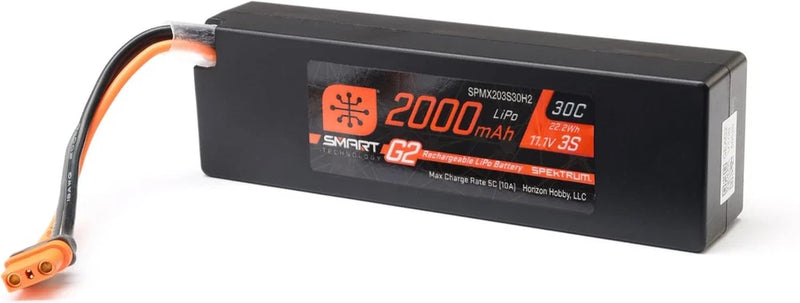 11.1V 2000mAh 30C 3S Smart G2 LiPo Battery with IC2 Connector SPMX203S30H2 Battery
