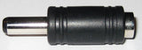 5.5/2.1 mm Jack to 5.5/2.5 mm Plug Adapter - Input: 2.1mm - Output: 2.5mm