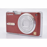 Panasonic Lumix DMC-FX7 Digital Camera 5MP red used tested from Japan