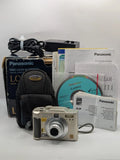 Panasonic LUMIX DMC-LC43 4mp Digital Camara Tested BOXED + BATTERY CHARGER