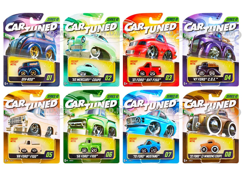 "MAINLINE" 2026 SERIES 10 SET OF 8 PCS DIECAST MODEL CARS BY CARTUNED 592631-XX9