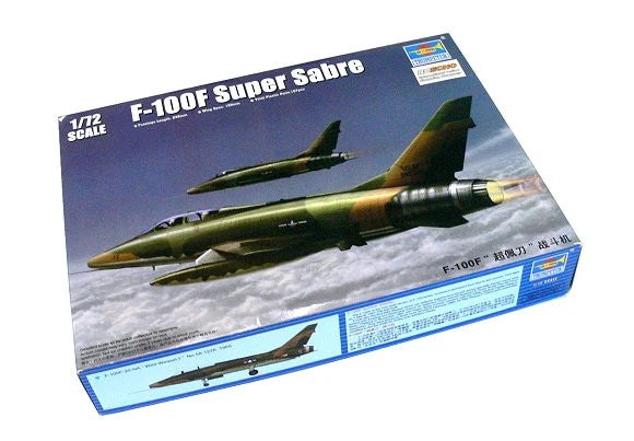 TRUMPETER 01650 Aircraft Model 1/72 F-100F Super Sabre Scale Hobby P1650