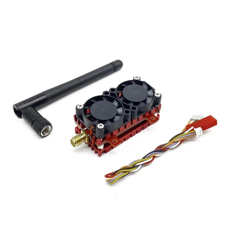 5W 5.8G 48-Ch FPV VTX Transmitter Module Dual Cooling Fan for FPV Racing Drones