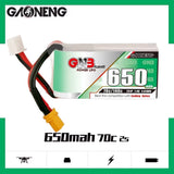 LiPo 2s 7.4v 650mAh 70c/140c XH-JST3P/XT30 plug GNB Battery FPV DRONE RC CAR 1x