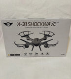 X-31 Shockwave High-Speed RC Drone/360¡ã Flips LED Lights/Easy to Fly Quadcopter