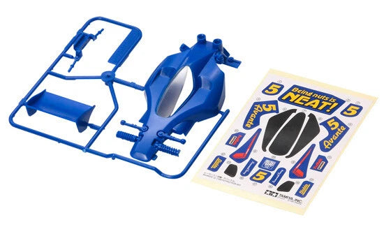 Tamiya MINI 4WD AVANTE Jr. BODY PARTS (w/ SMOKE-COLORED CANOPY) 95247