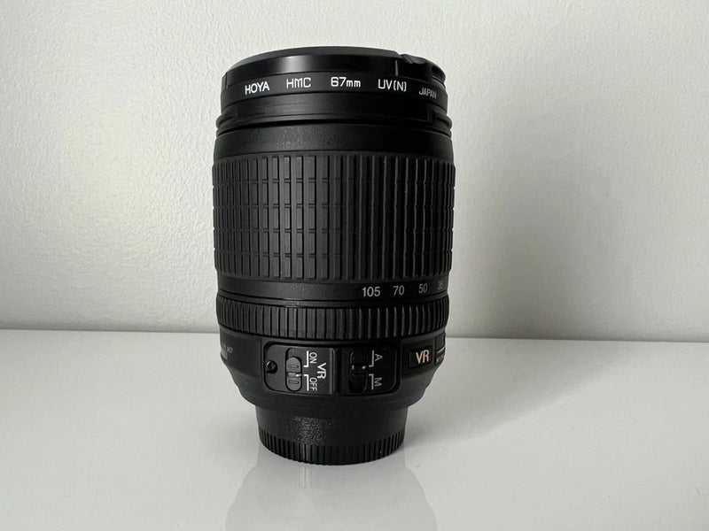 *MINT* NIKON AF-S DX 18-105mm f/3.5-5.6 G ED VR Lens w/ HOYA FILTER