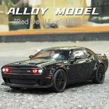 1:32 Dodge Challenger Hellcat Diecast Toy Car Alloy Metal Model Gift Collectible