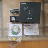 FUJIFILM FinePix X10 Black Compact Digital Camera Tested Working Japan