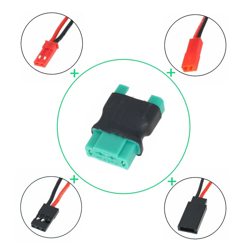 MPX Male to Female in-line Connector JST JR Futaba Battery Power Supply FPV LED