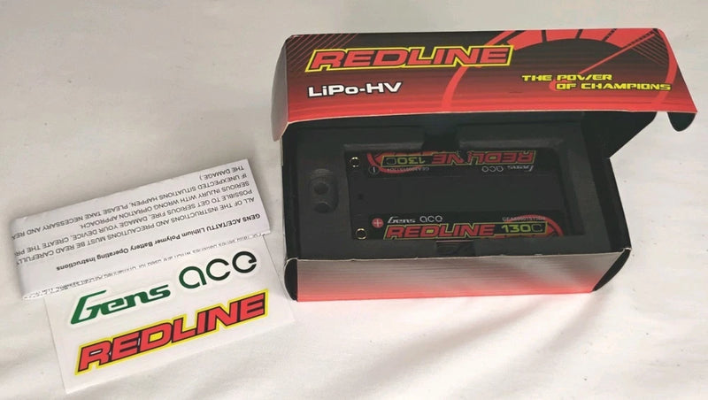 USED RC Gens Ace Redline Series 15 Lipo Battery 3.8v 8000mAh **Used** NO BULLET Battery