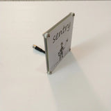 AFPV flat FPV patch antenna with 5.8G coax connector, metal rectangular panel