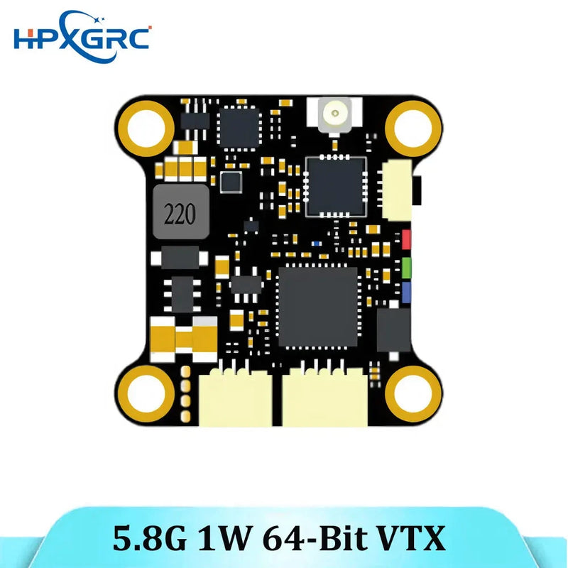 HPXGRC 5.8G 1W 64-Bit VTX Stable Signal W/Strong Penetration Power for FPV Drone