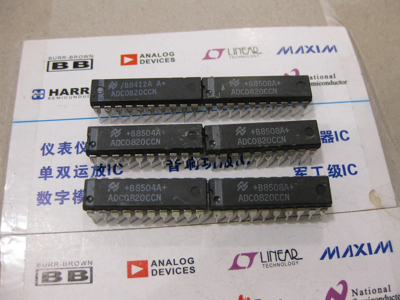 1X ADC0820CCN  8-Bit High Speed ??P Compatible A/D Converter with Track/Hold