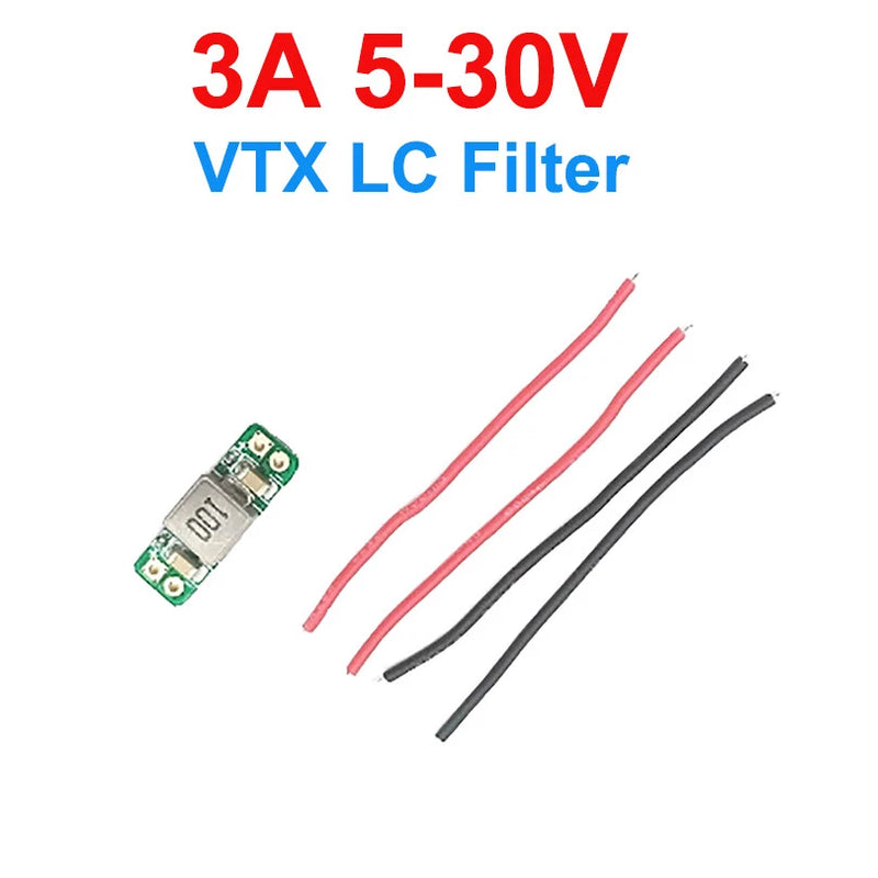 3A 5-30V LC Filter Module for FPV Racing Drone Transmitter VTX Noise Reduction