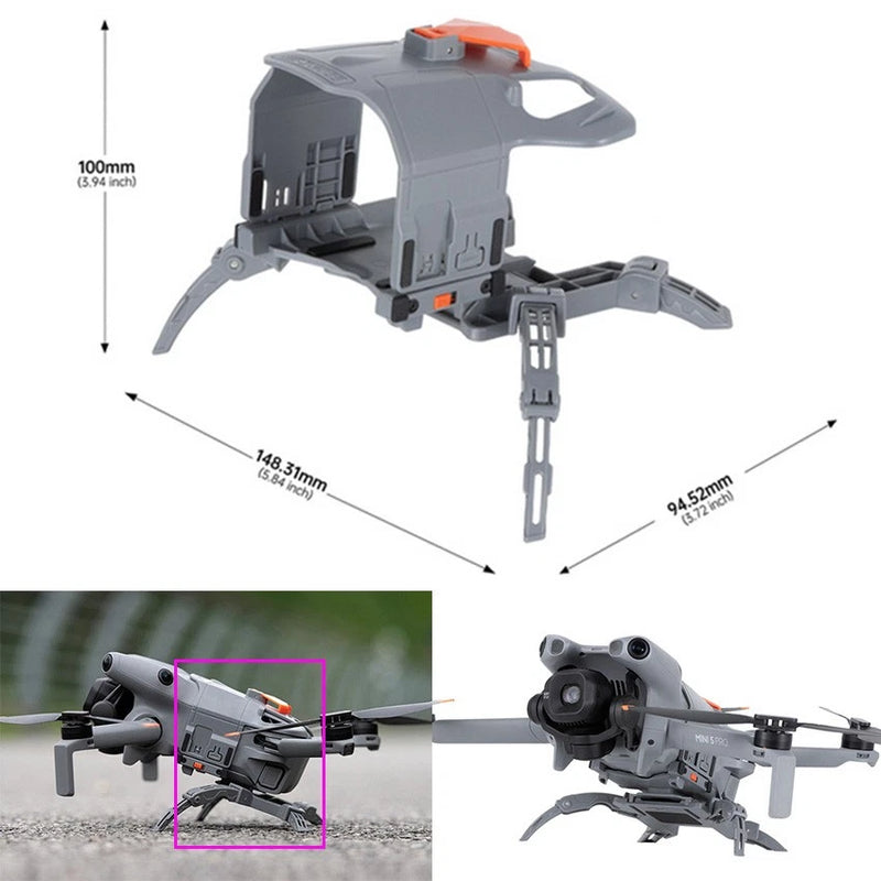 Heightening Expansion Spider Landing Gear For DJI Mini 5 Pro Drone Accessories