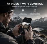 4K Sport Camera 170?? Action Camera Ultra HD WiFi Waterproof Remote Control UK