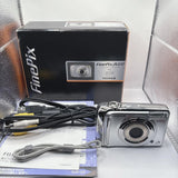 Excellent condition complete FUJIFILM FinePix A800 silver AA battery