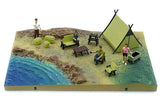 1/64 DIORAMA SCENE Set CAMP SITE *GREEN TENTS* For Models -64BDOR004