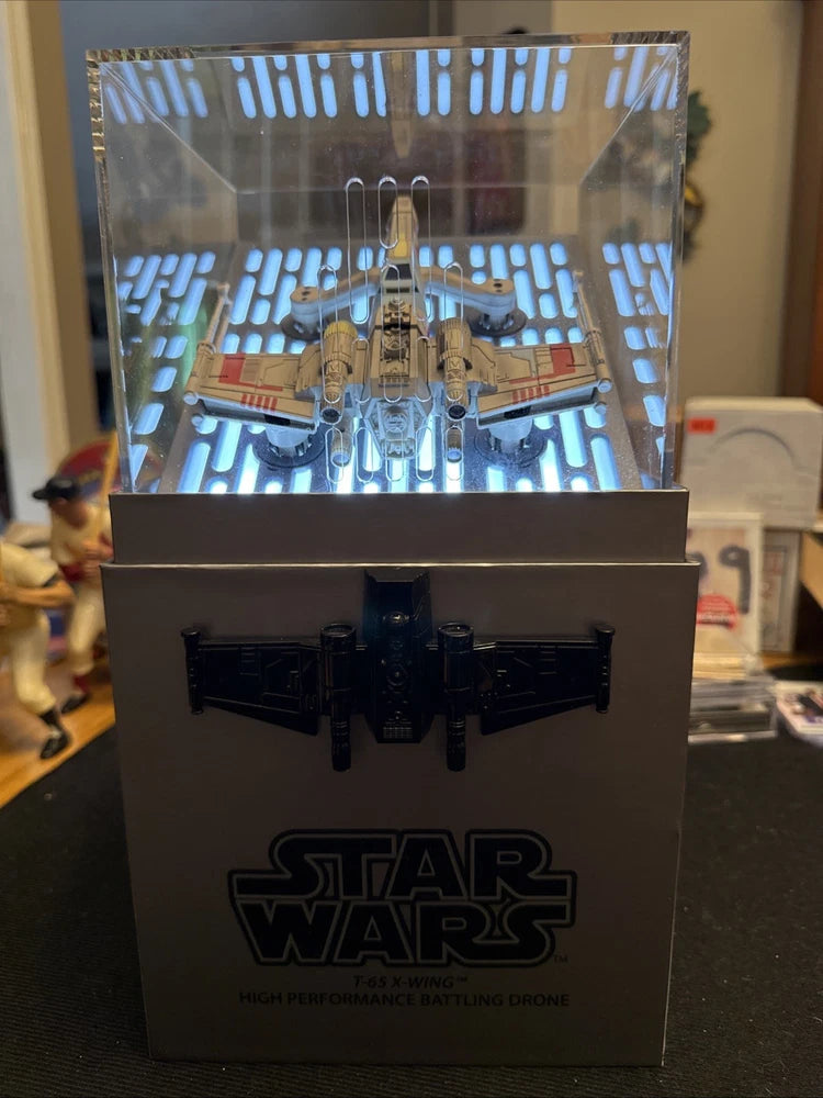 Star Wars T-65 X-Wing battling drone collectors edition box with logo