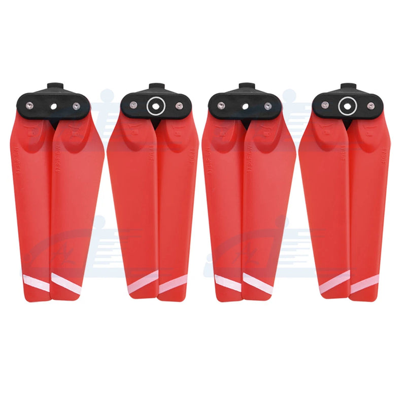 4Pc 4730F Quick Release Folding Propeller Blade Prop for DJI Spark FPV Drone Red
